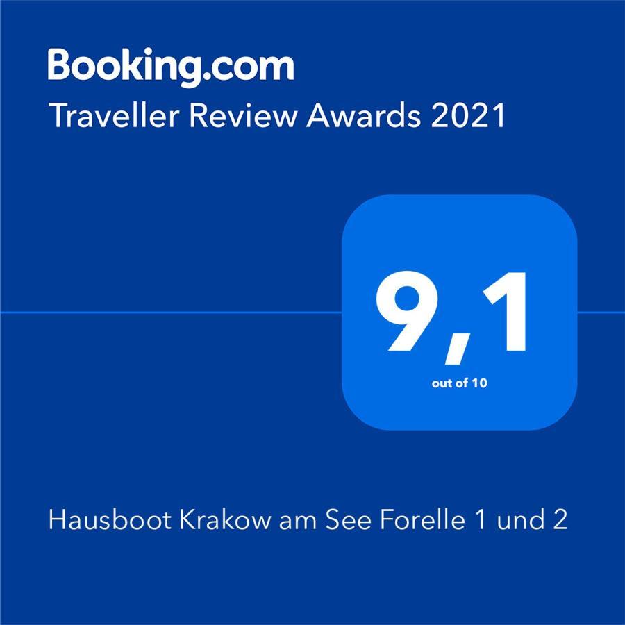 Hausboot Krakow Am See Forelle 1 Und 2 Kültér fotó